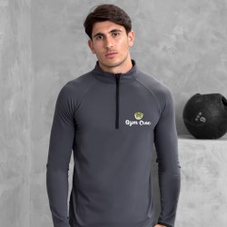 Gym Wear Sweatshirt Cool ½ zip Gym Croc Fitness Training, Men's Gym Clothing