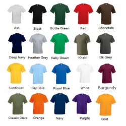 Heavy Deluxe 185 gsm 100% Ring Spun Cotton T-Shirt